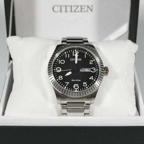 Citizen Black Eco Drive 42mm Men's Watch